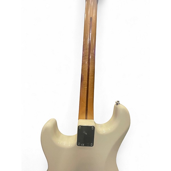 Used Fender Standard Stratocaster Cream Solid Body Electric Guitar