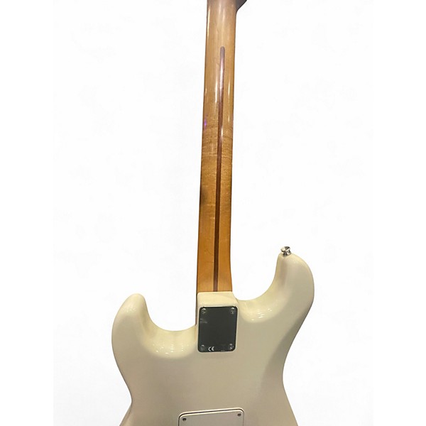 Used Fender Standard Stratocaster Cream Solid Body Electric Guitar