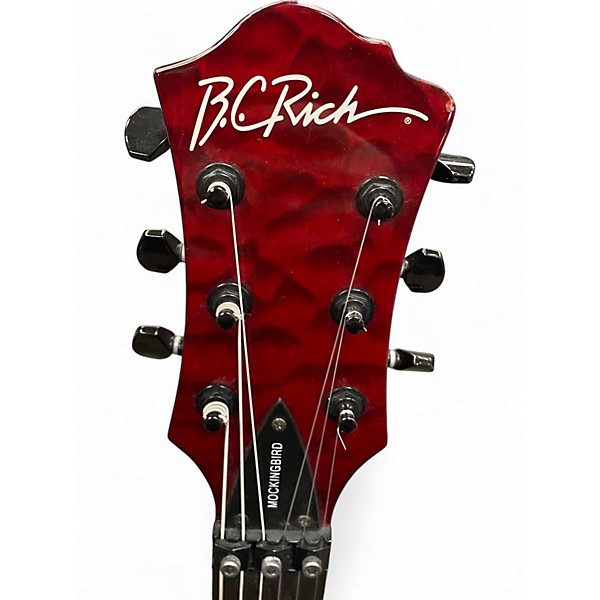 Used B.C. Rich MOCKINGBIRD ST SLASH Red Solid Body Electric Guitar