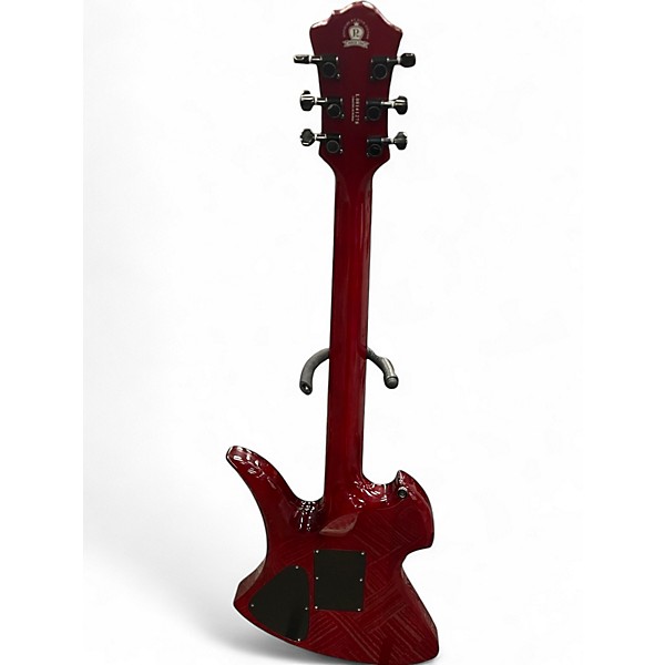Used B.C. Rich MOCKINGBIRD ST SLASH Red Solid Body Electric Guitar