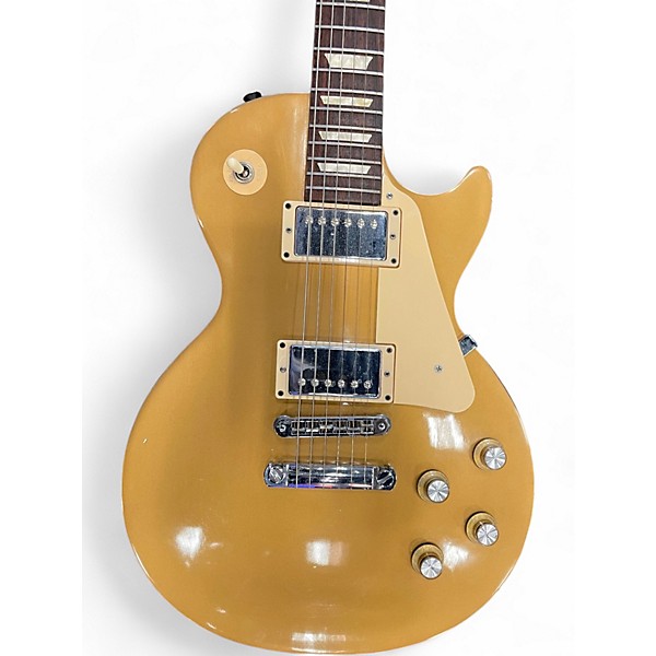 Used Gibson Les Paul Studio Gold Top Solid Body Electric Guitar