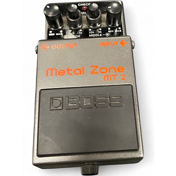 Used BOSS MT2 Metal Zone Distortion Effect Pedal