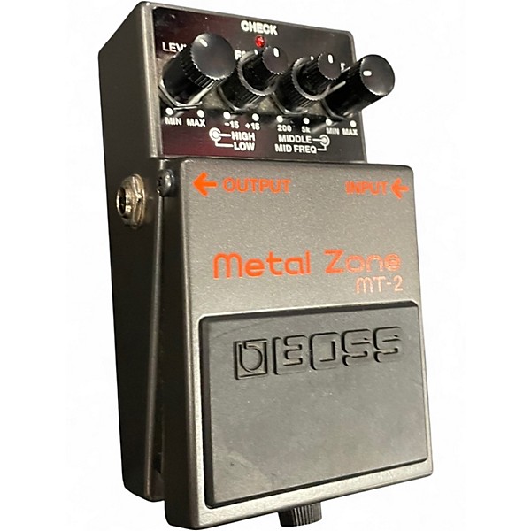 Used BOSS MT2 Metal Zone Distortion Effect Pedal