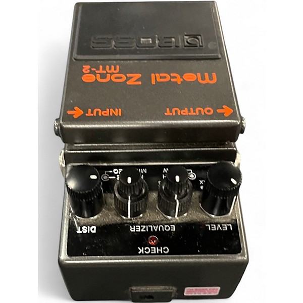 Used BOSS MT2 Metal Zone Distortion Effect Pedal