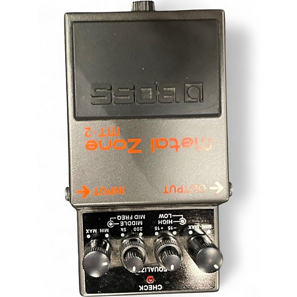 Used BOSS MT2 Metal Zone Distortion Effect Pedal
