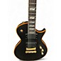 Used ESP EC1000 Deluxe Black and Gold Solid Body Electric Guitar