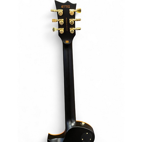 Used ESP EC1000 Deluxe Black and Gold Solid Body Electric Guitar