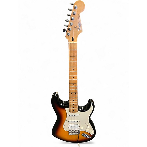 Used 2001 Fender Standard Fat Strat Brown Sunburst Solid Body Electric Guitar