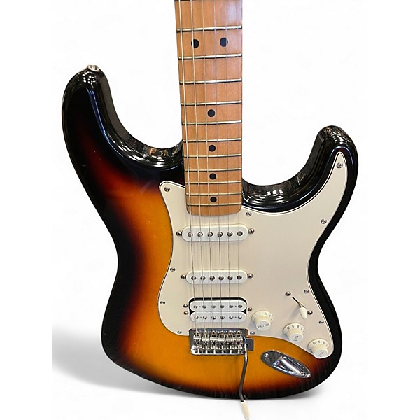 Used 2001 Fender Standard Fat Strat Brown Sunburst Solid Body Electric Guitar