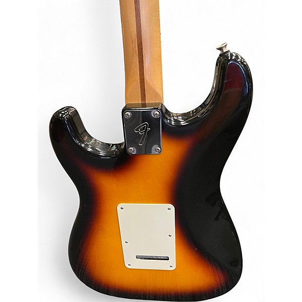 Used 2001 Fender Standard Fat Strat Brown Sunburst Solid Body Electric Guitar