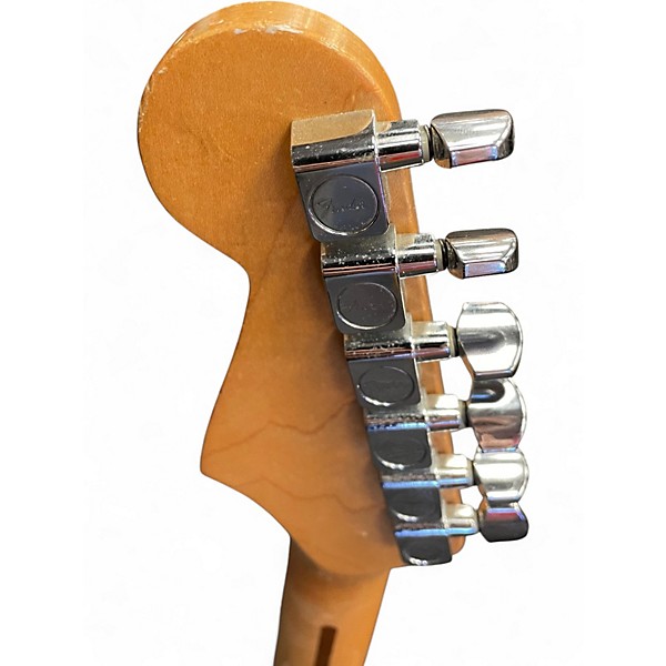 Used 2001 Fender Standard Fat Strat Brown Sunburst Solid Body Electric Guitar