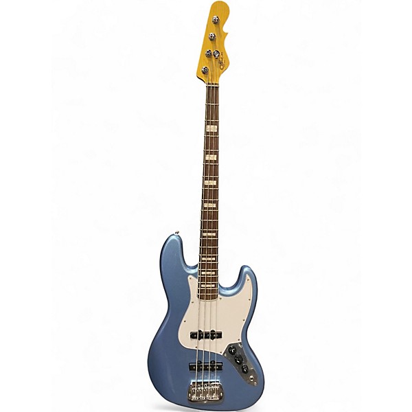 Used G&L Tribute JB Lake Placid Blue Electric Bass Guitar
