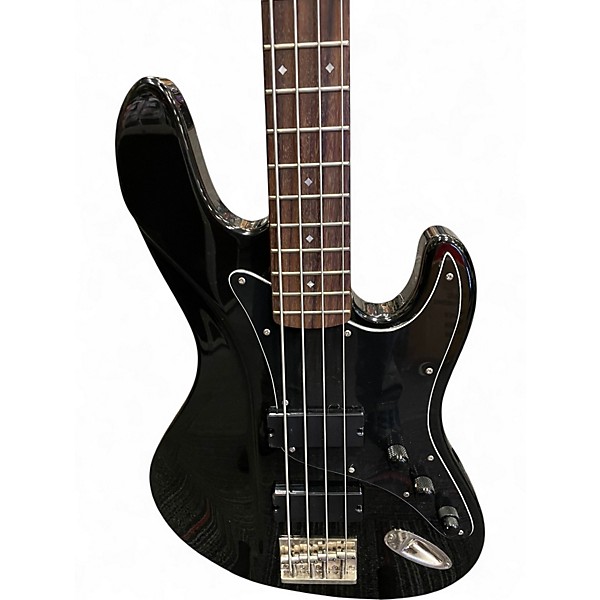 Used Dean Zelinsky The Mule Black Electric Bass Guitar