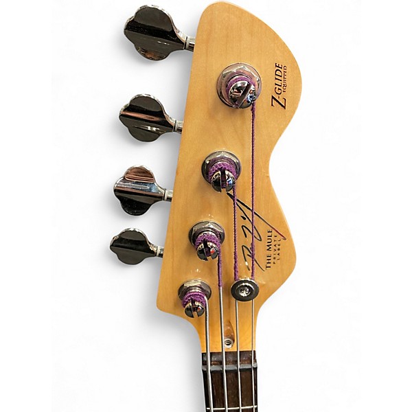Used Dean Zelinsky The Mule Black Electric Bass Guitar