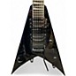 Used Jackson KVMGQ Pro King V Black Solid Body Electric Guitar