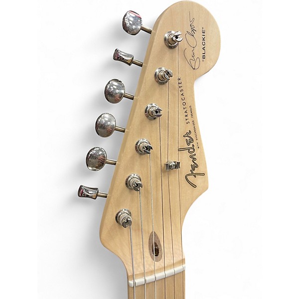 Used Fender Artist Series Eric Clapton Stratocaster Black Solid Body Electric Guitar
