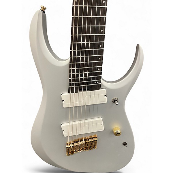 Used Ibanez RGDMS8 SILVER METALLIC Solid Body Electric Guitar