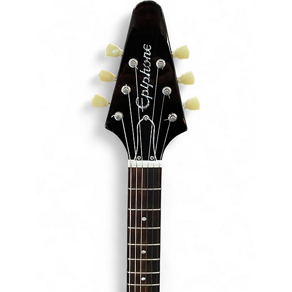 Used Epiphone FLYING V BLACK Solid Body Electric Guitar