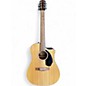 Used Fender CD60CE Dreadnought Natural Acoustic Electric Guitar