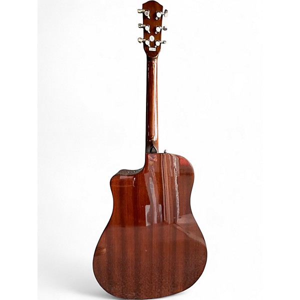 Used Fender CD60CE Dreadnought Natural Acoustic Electric Guitar