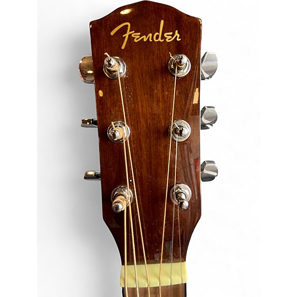Used Fender CD60CE Dreadnought Natural Acoustic Electric Guitar