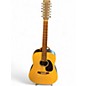 Used Martin DX2 Natural 12 String Acoustic Electric Guitar thumbnail