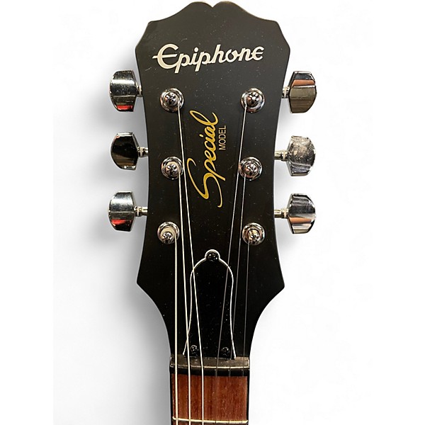 Used Epiphone Special model Black Solid Body Electric Guitar