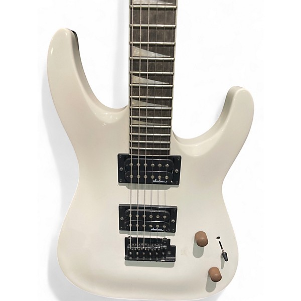 Used Jackson JS22 Dinky White Solid Body Electric Guitar