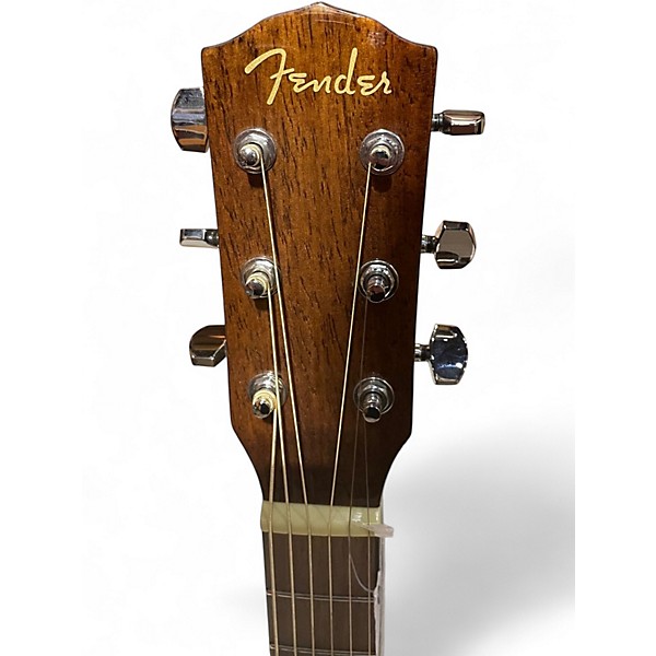 Used Fender cd60s Natural Acoustic Guitar
