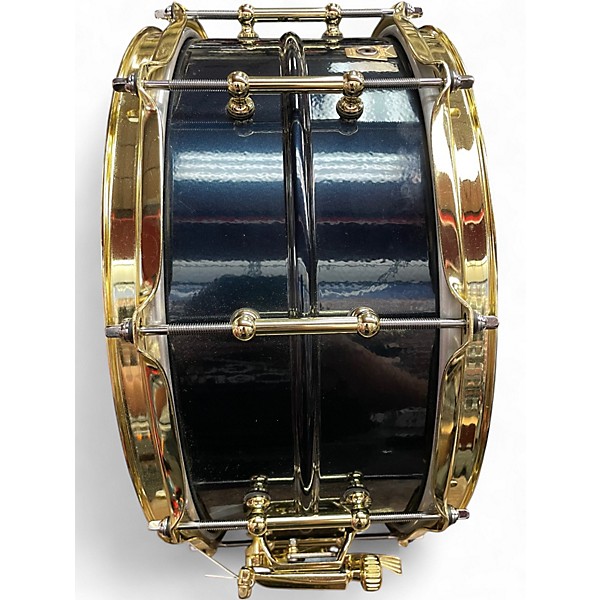 Used Ludwig 14X6.5 Bluephonic Aluminum Midnight Blue Metallic Drum