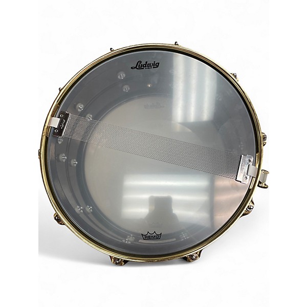 Used Ludwig 14X6.5 Bluephonic Aluminum Midnight Blue Metallic Drum
