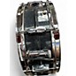 Used Ludwig 14X5 Black Galaxy Acrolite Black over Aluminum Snare Drum