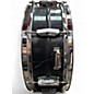 Used Ludwig 14X5 Black Galaxy Acrolite Black over Aluminum Snare Drum