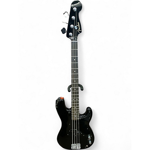 Used Fender Player Precision Bass Black Electric Bass Guitar