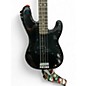 Used Fender Player Precision Bass Black Electric Bass Guitar