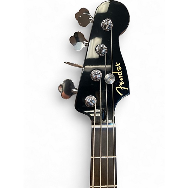 Used Fender Player Precision Bass Black Electric Bass Guitar
