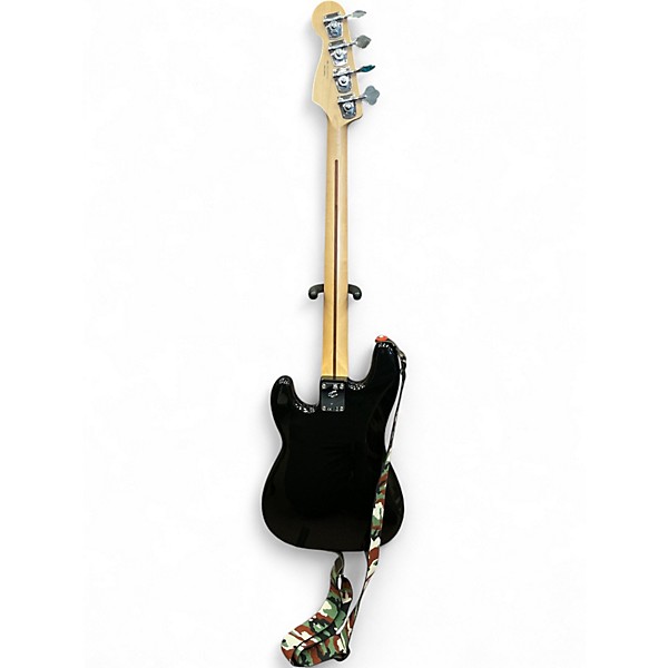 Used Fender Player Precision Bass Black Electric Bass Guitar