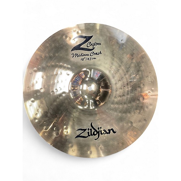 Used Zildjian 18in Z CUSTOM MEDIUM CRASH Cymbal