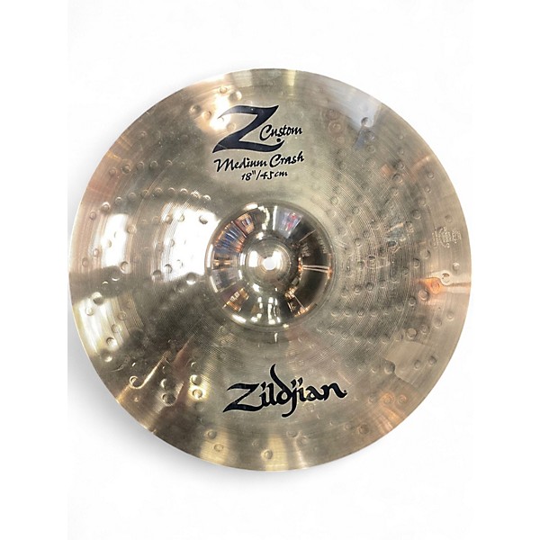 Used Zildjian 18in Z CUSTOM MEDIUM CRASH Cymbal