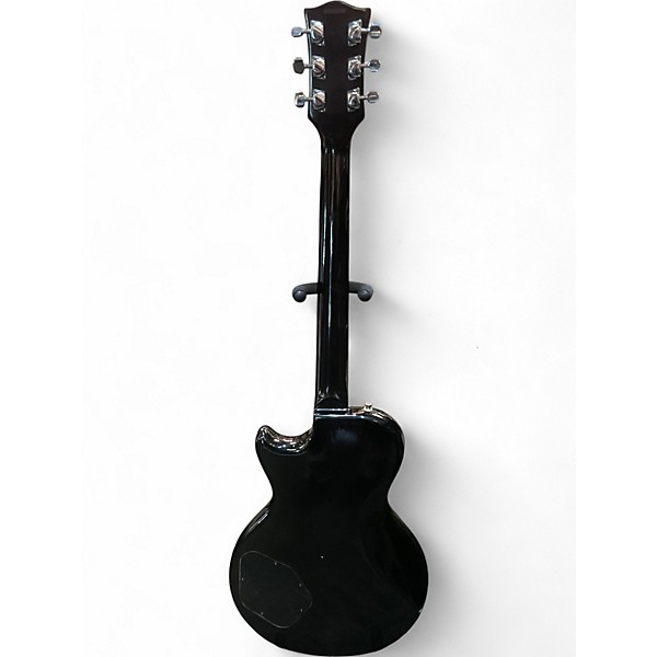 Used Memphis LP Style Black Solid Body Electric Guitar