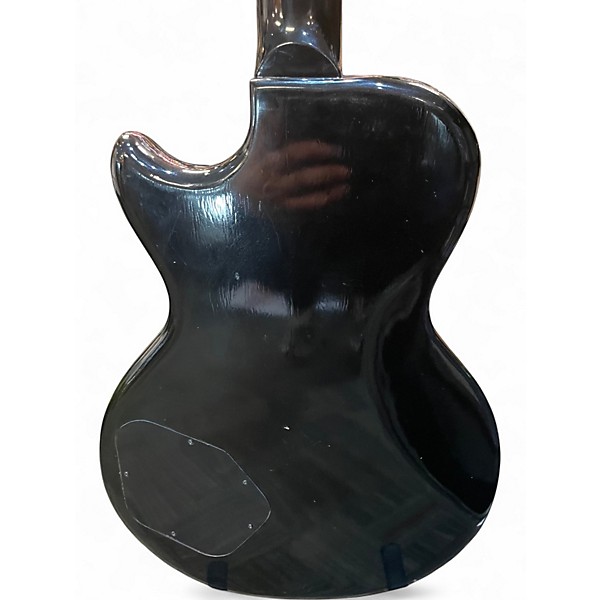 Used Memphis LP Style Black Solid Body Electric Guitar
