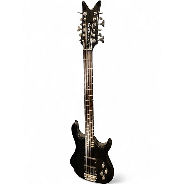 Used Hamer CH12 CHAARRAL BLACK Electric Bass Guitar
