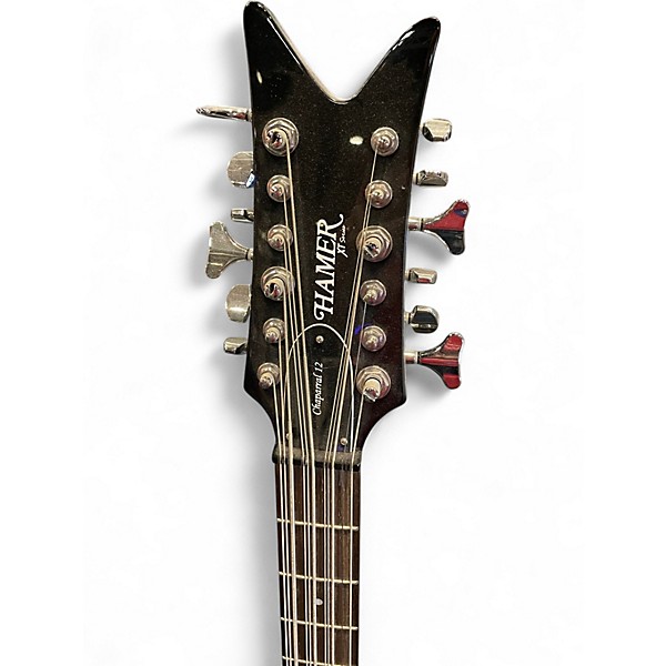 Used Hamer CH12 CHAARRAL BLACK Electric Bass Guitar
