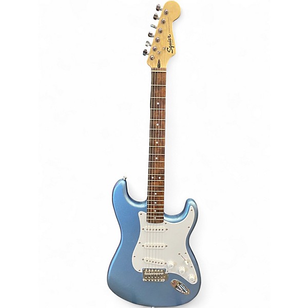 Used Squier Affinity Stratocaster Blue Solid Body Electric Guitar