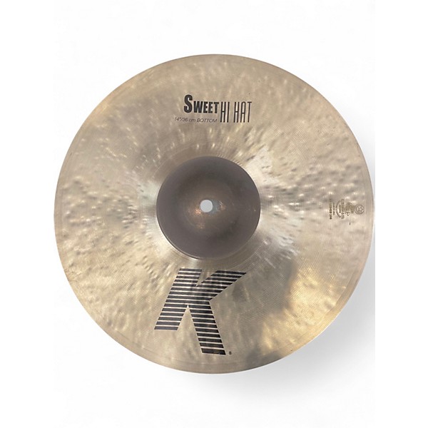 Used Zildjian 14in K Sweet Hi-Hat Pair Cymbal