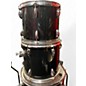 Used Ludwig 4 Piece Accent Black Drum Kit