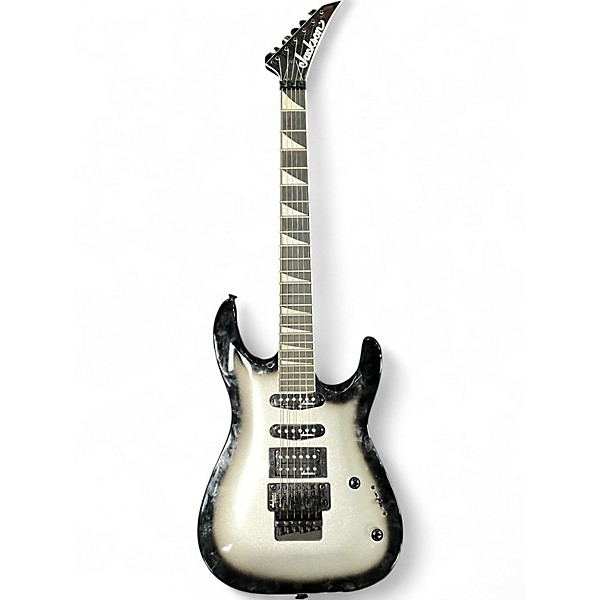 Used Jackson JS34Q Dinky Silverburst Solid Body Electric Guitar