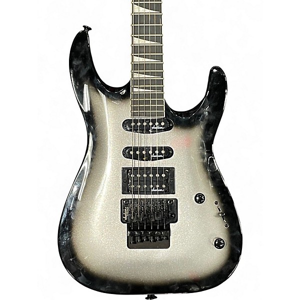 Used Jackson JS34Q Dinky Silverburst Solid Body Electric Guitar