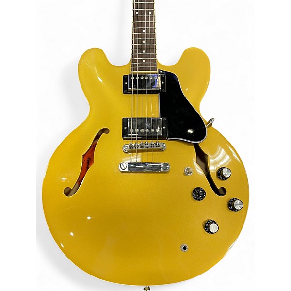 Used Epiphone ES335 Gold Hollow Body Electric Guitar