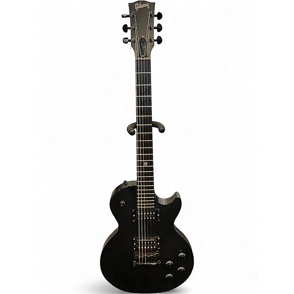 Used Gibson Les Paul Gothic Morte Black Solid Body Electric Guitar